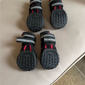 Kong Dog Boots - Black and Red